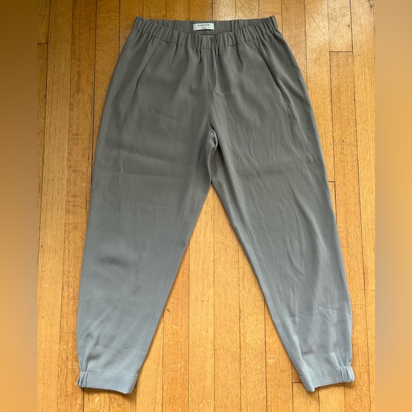 Babaton Green/Grey Cropped Dress Pant Size Small - Picture 1 of 4